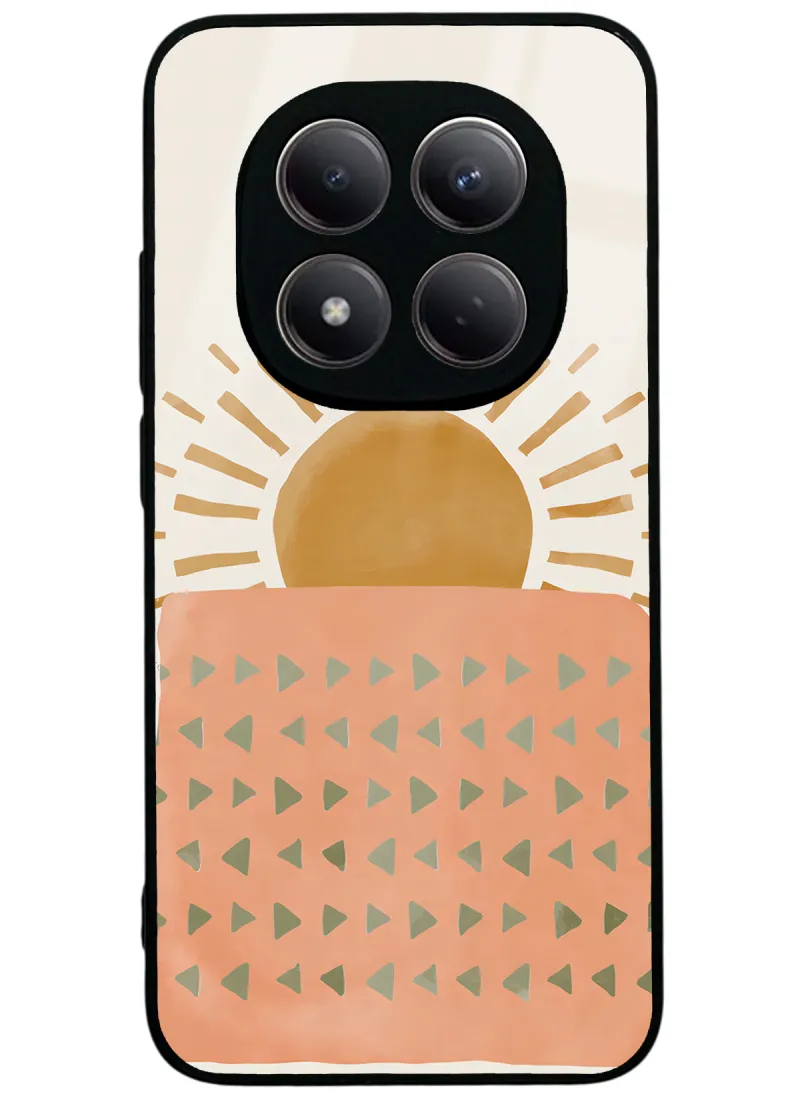 Suluboya Güneş Glossy Telefon Kılıfı Suluboya Güneş Glossy Telefon Kılıfı
