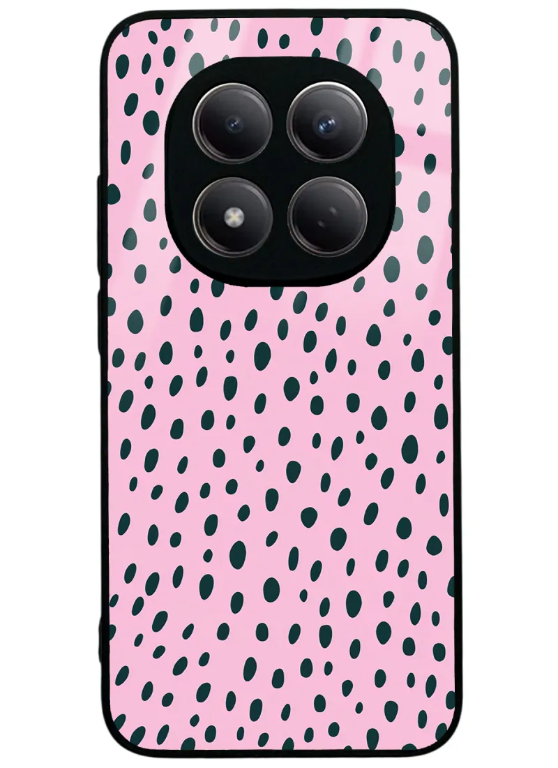 Pembe Benek Glossy Telefon Kılıfı