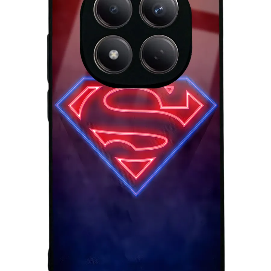 Neon Superman Glossy Telefon Kılıfı
