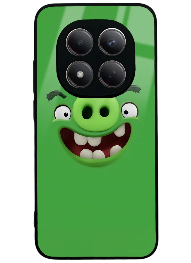 Green Angry Birds Glossy Telefon Kılıfı