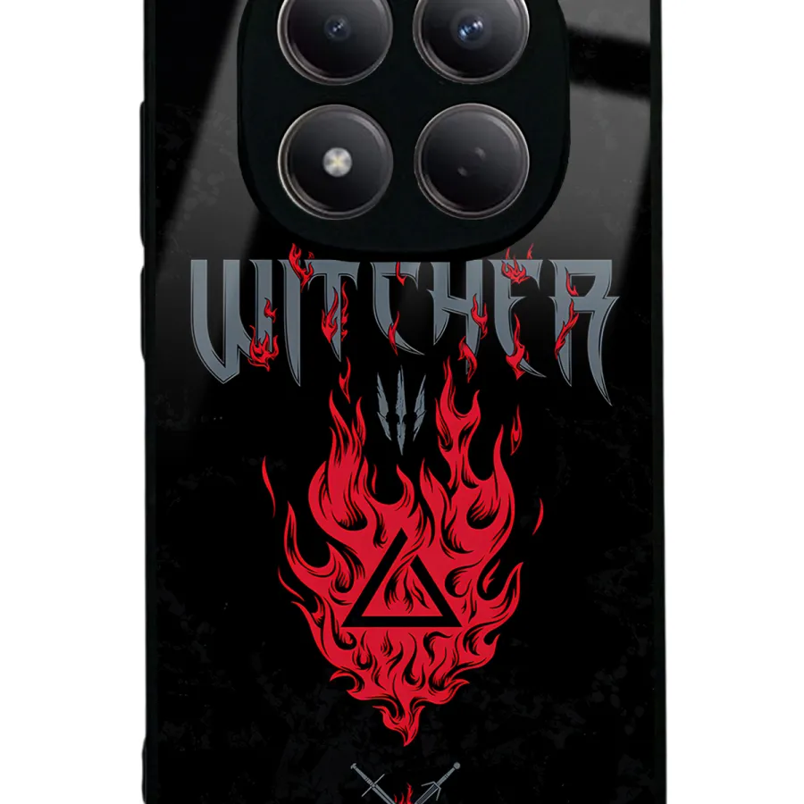 Witcher 3 Fire Glossy Telefon Kılıfı Witcher 3 Fire Glossy Telefon Kılıfı