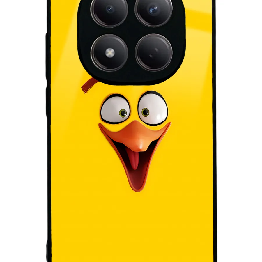 Yellow Angry Birds Glossy Telefon Kılıfı