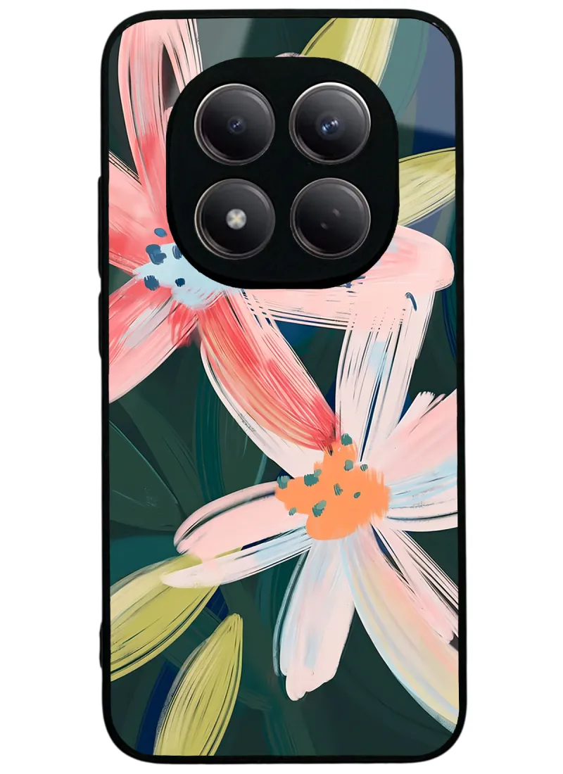 Suluboya Çiçek Glossy Telefon Kılıfı