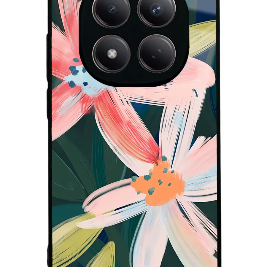 Suluboya Çiçek Glossy Telefon Kılıfı