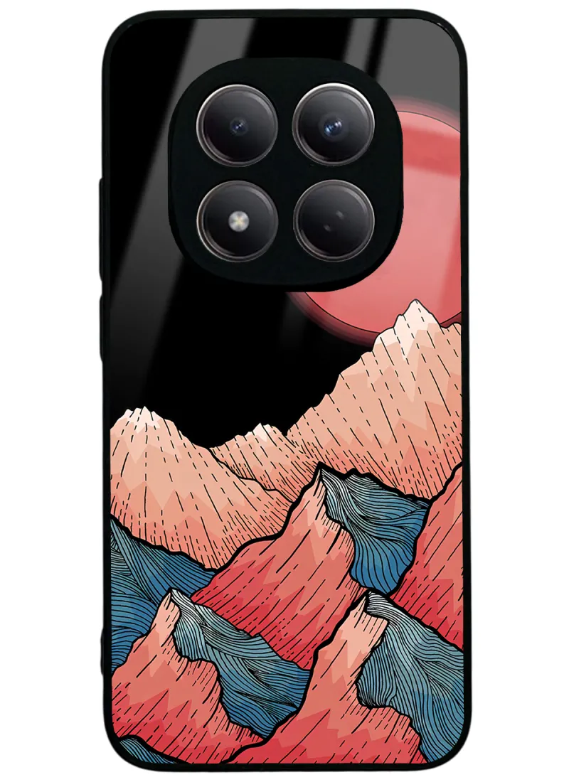 Dağ Güneş Glossy Telefon Kılıfı