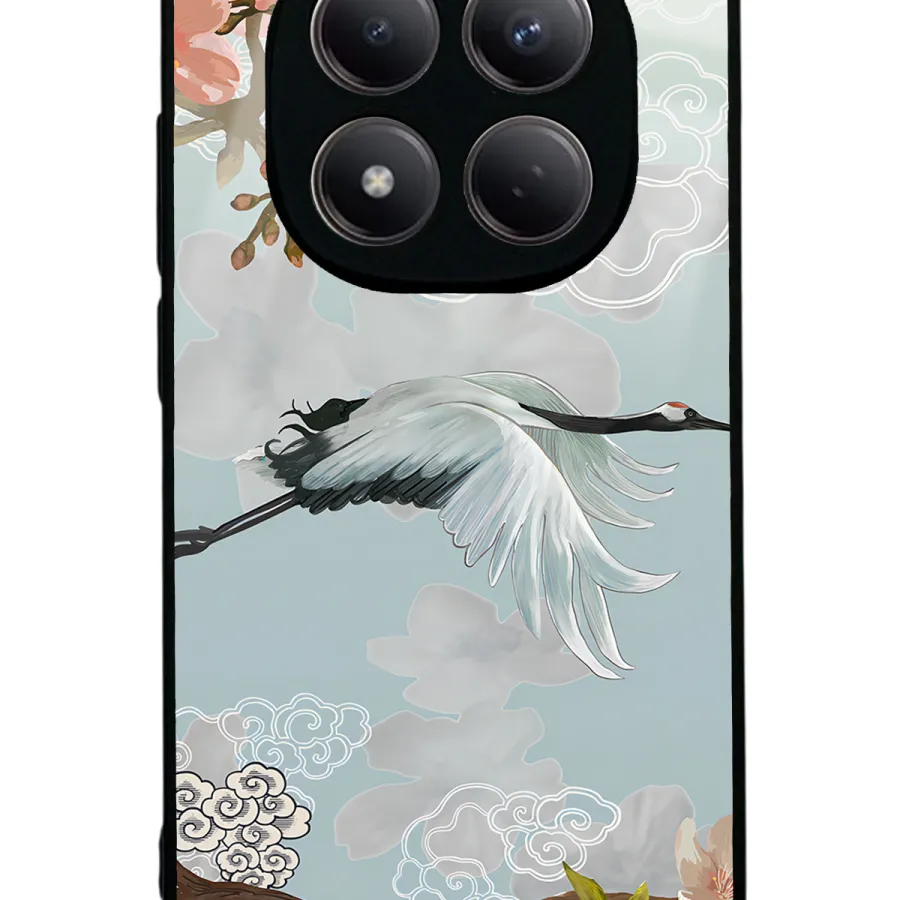Suluboya Leylek Glossy Telefon Kılıfı