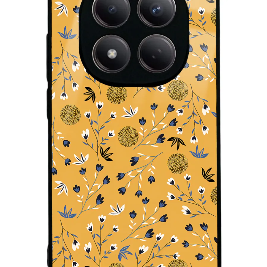 Sarı Bindanlı Glossy Telefon Kılıfı