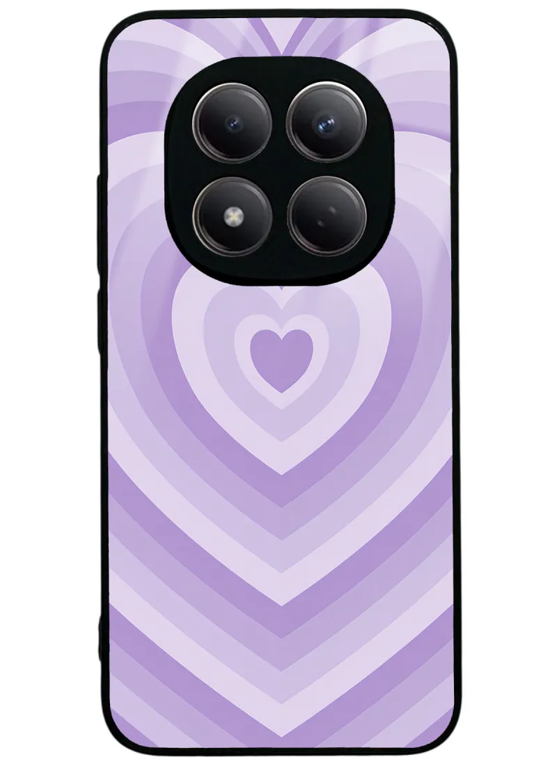 Lila Kalp Glossy Telefon Kılıfı Lila Kalp Glossy Telefon Kılıfı