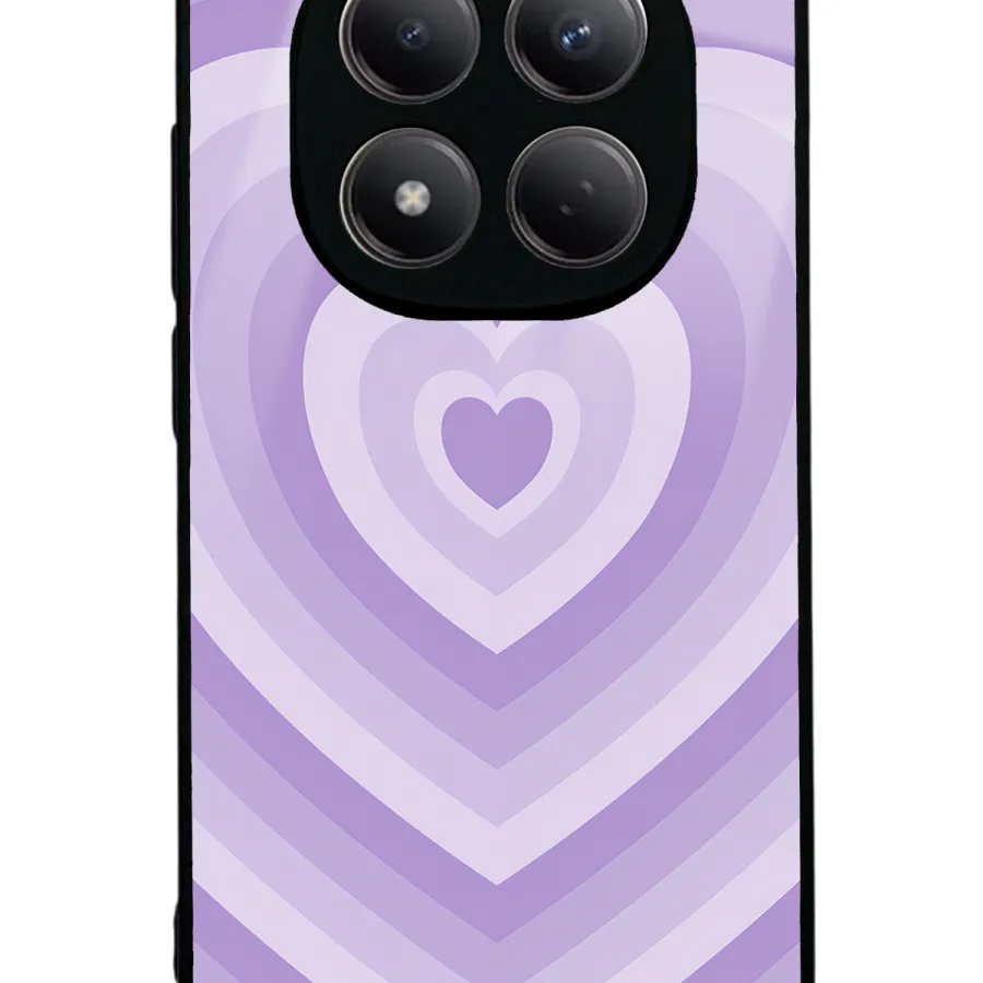 Lila Kalp Glossy Telefon Kılıfı Lila Kalp Glossy Telefon Kılıfı