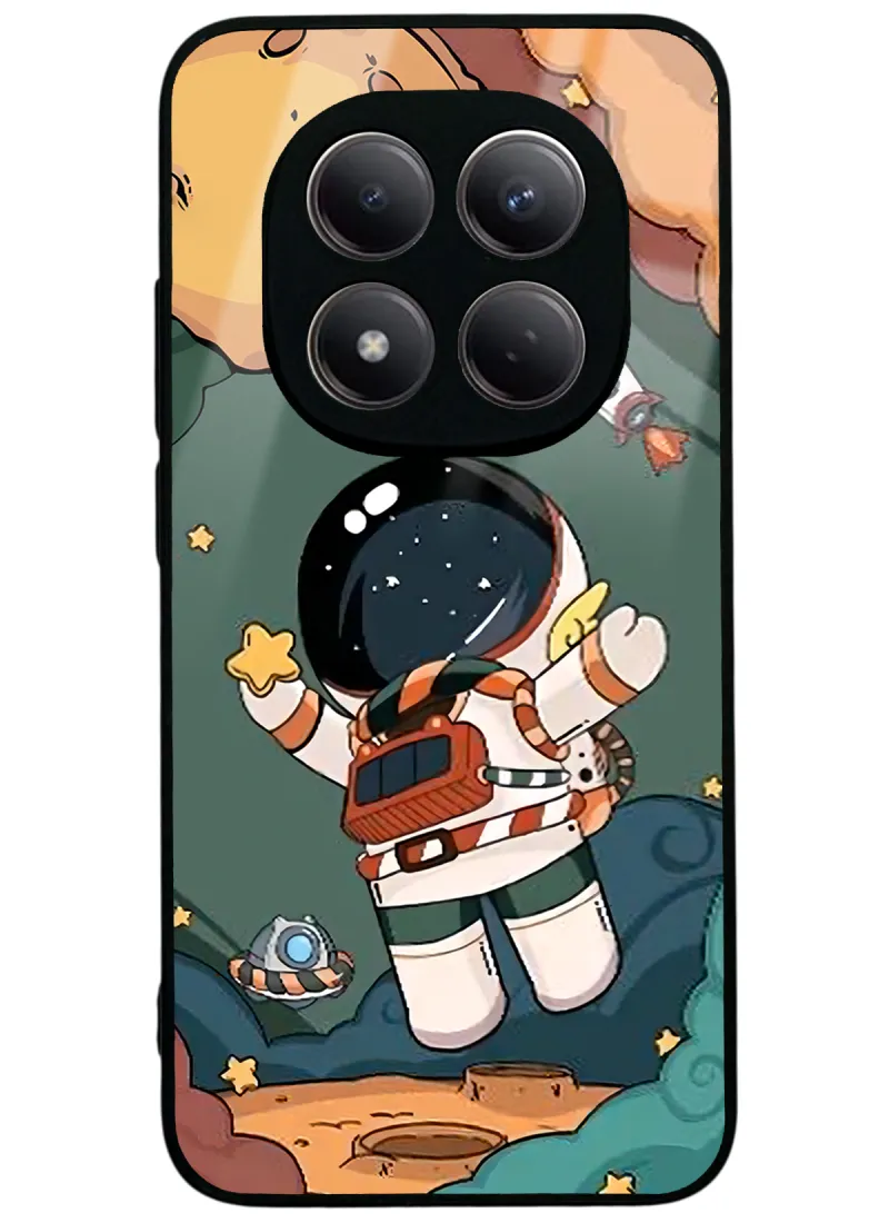 Anime astronot Glossy Telefon Kılıfı