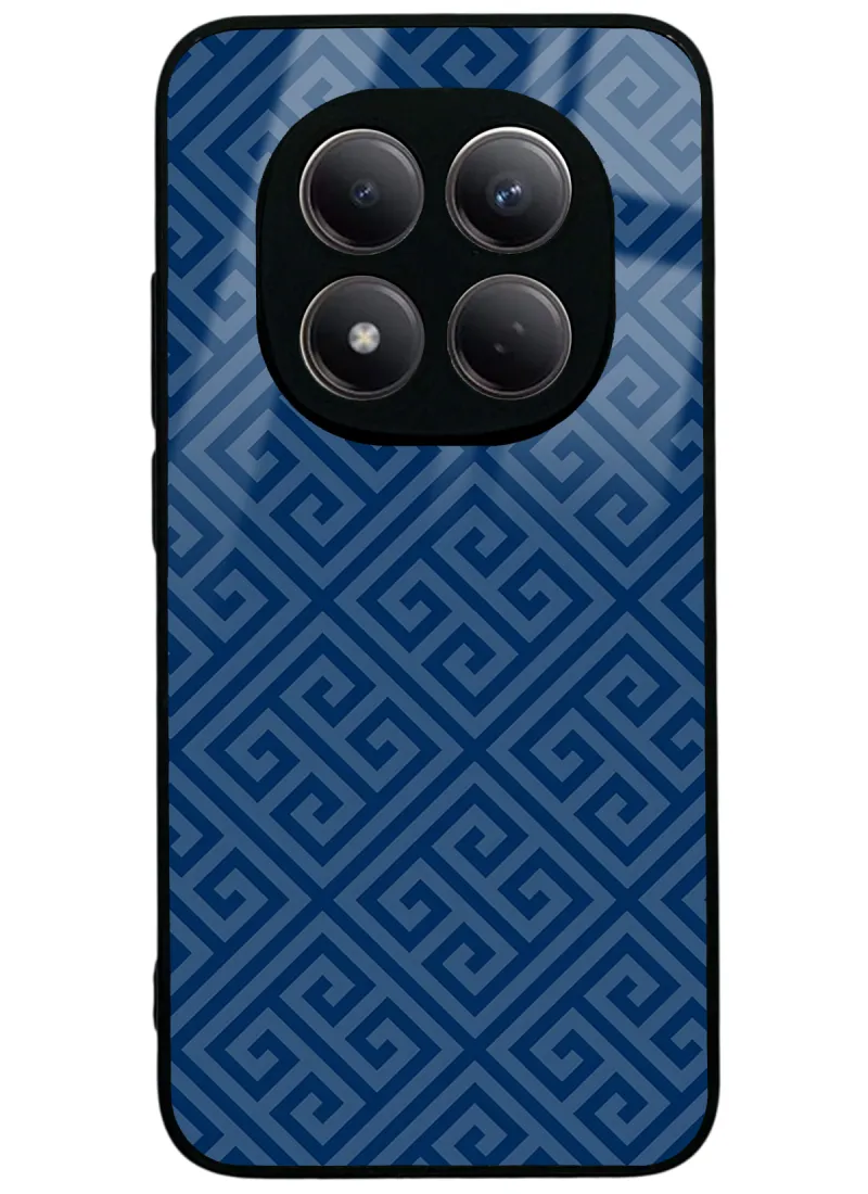 Blue motif Glossy Telefon Kılıfı