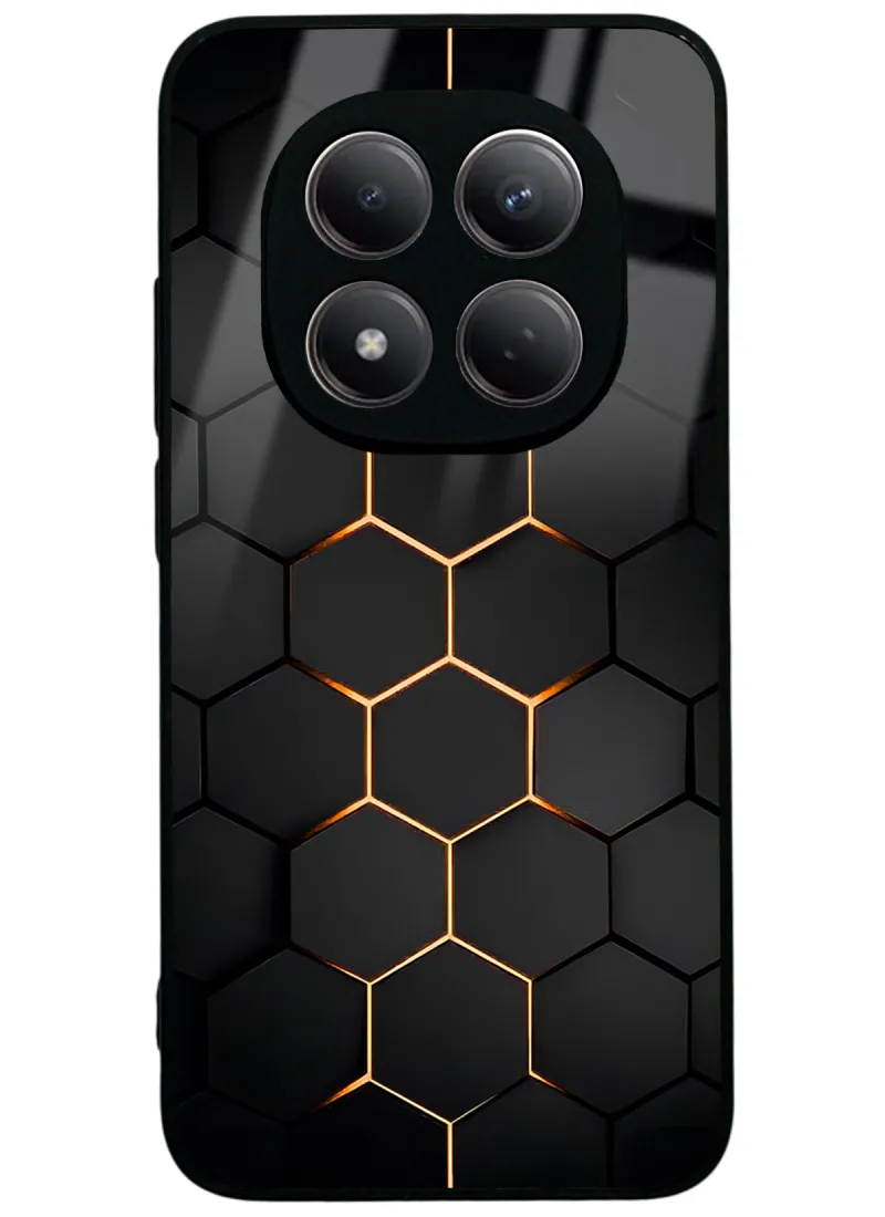 Yellow Carbon Glossy Telefon Kılıfı