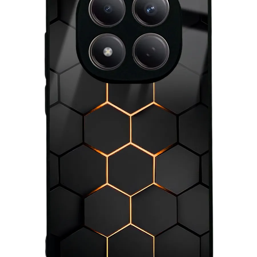 Yellow Carbon Glossy Telefon Kılıfı