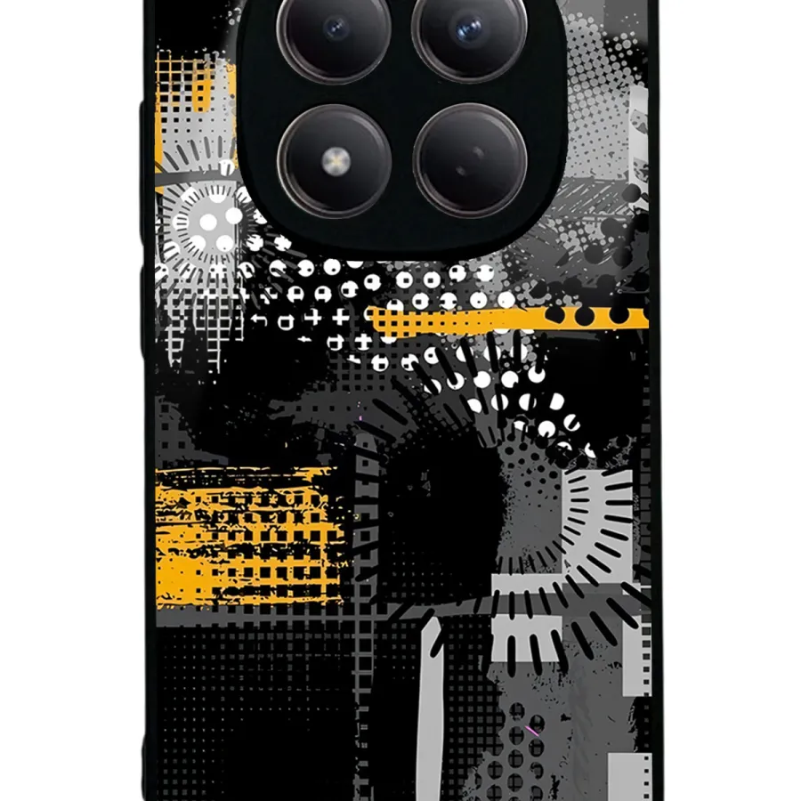 Yellow and Black Glossy Telefon Kılıfı Yellow and Black Glossy Telefon Kılıfı