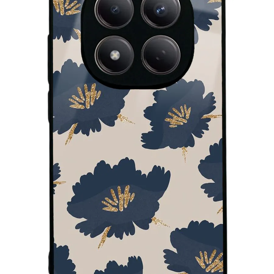 Blue Flowers Glossy Telefon Kılıfı Blue Flowers Glossy Telefon Kılıfı