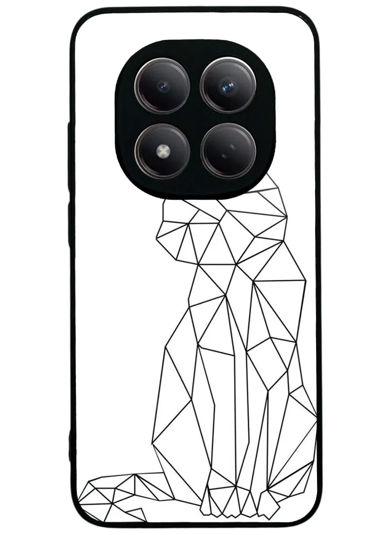 Cat Draw Glossy Telefon Kılıfı