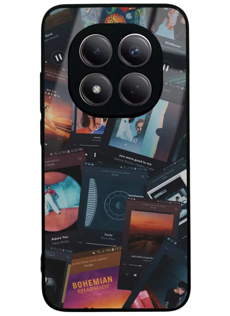 Music Retro Glossy Telefon Kılıfı Music Retro Glossy Telefon Kılıfı