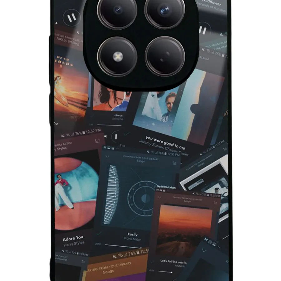 Music Retro Glossy Telefon Kılıfı Music Retro Glossy Telefon Kılıfı