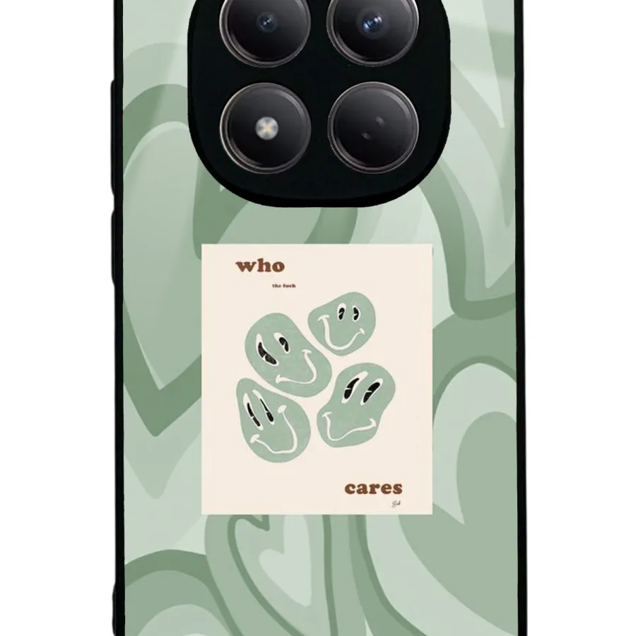 Who Cares Green Glossy Telefon Kılıfı Who Cares Green Glossy Telefon Kılıfı
