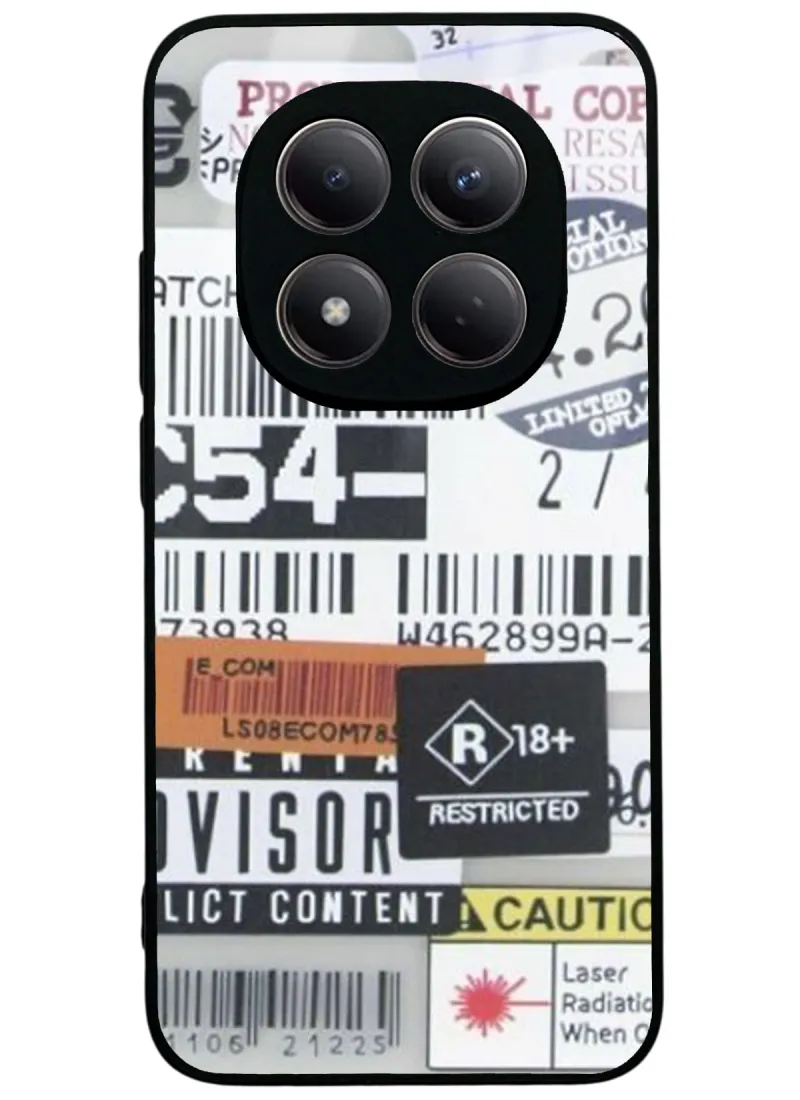 Sticker Barkod Glossy Telefon Kılıfı Sticker Barkod Glossy Telefon Kılıfı