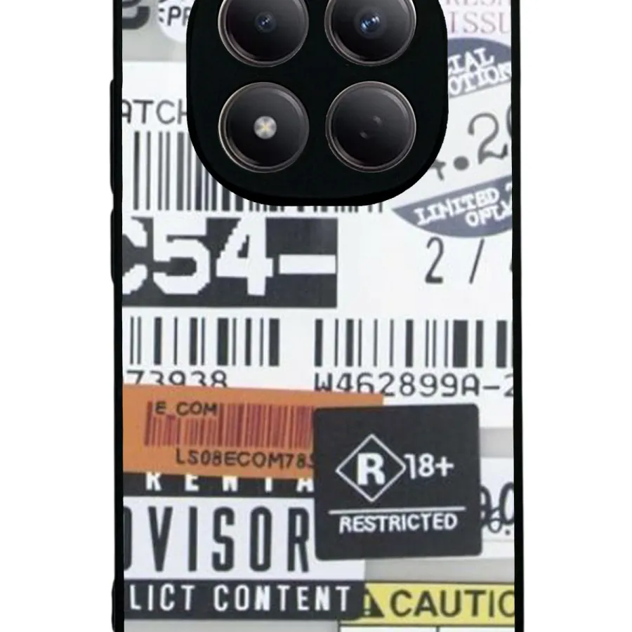 Sticker Barkod Glossy Telefon Kılıfı Sticker Barkod Glossy Telefon Kılıfı