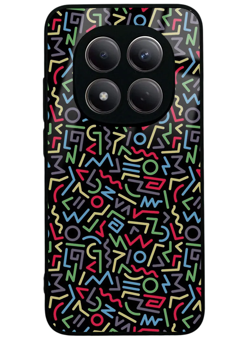 Geometrik Renkler Glossy Telefon Kılıfı Geometrik Renkler Glossy Telefon Kılıfı