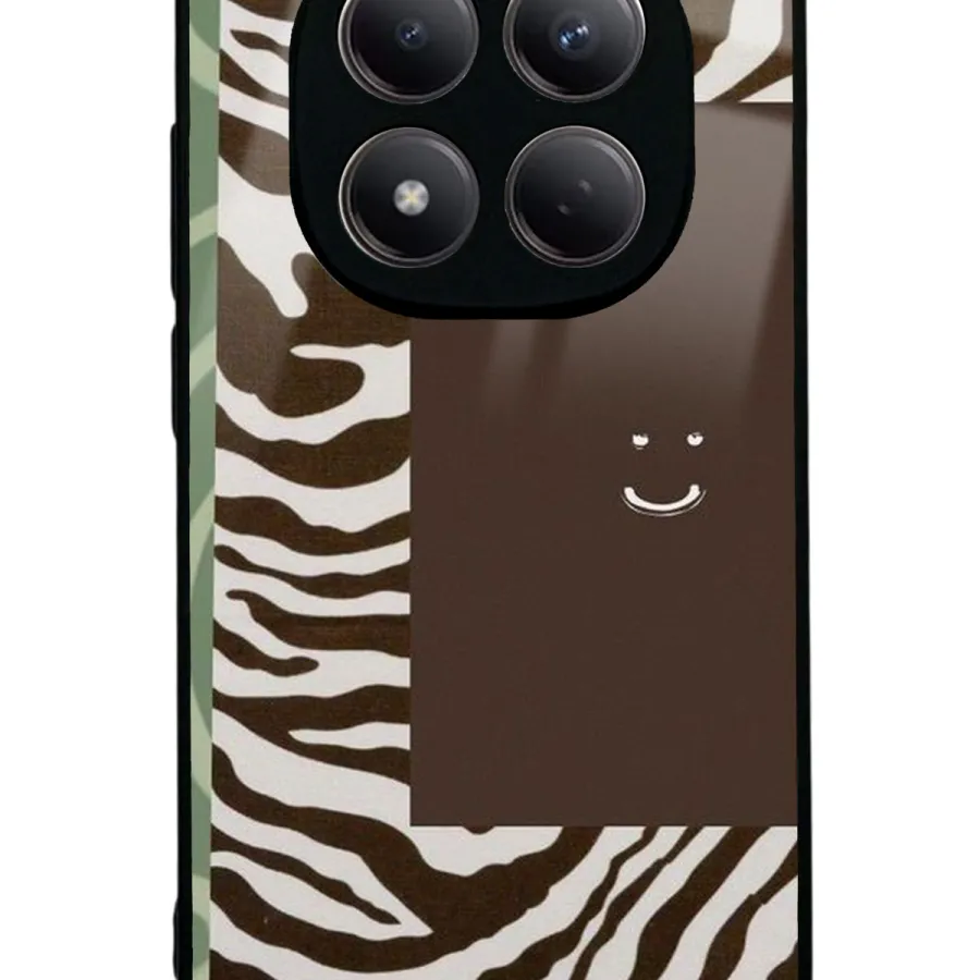 Kahve Zebra Glossy Telefon Kılıfı Kahve Zebra Glossy Telefon Kılıfı