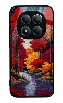 Autumn Woodcut Glossy Telefon Kılıfı