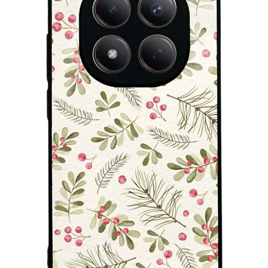 Sulu Boya Kışı Glossy Telefon Kılıfı