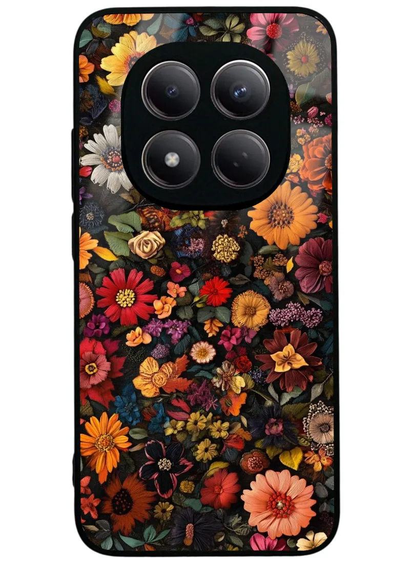 Stitched Flora Glossy Telefon Kılıfı Stitched Flora Glossy Telefon Kılıfı