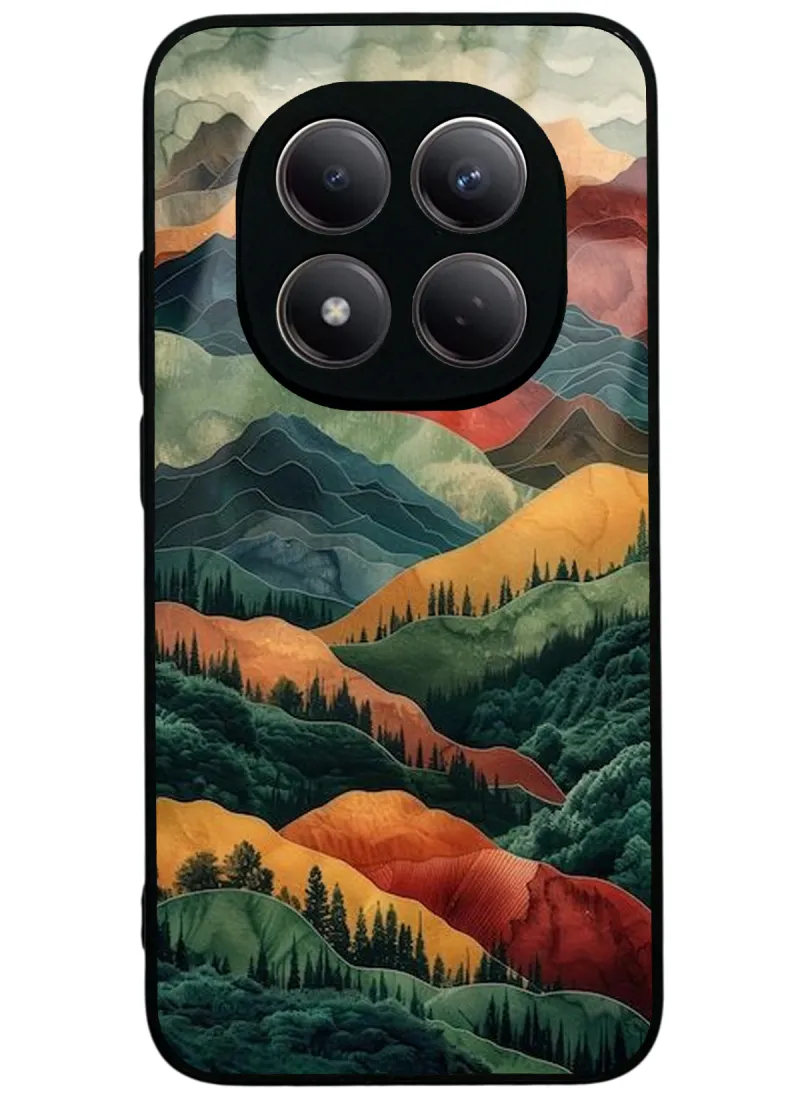 Doğanın Katmanları Glossy Telefon Kılıfı
