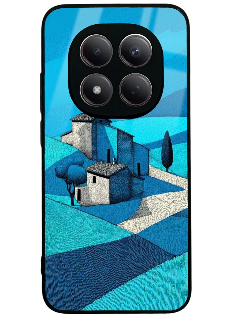 Turkuaz Gravür Glossy Telefon Kılıfı Turkuaz Gravür Glossy Telefon Kılıfı