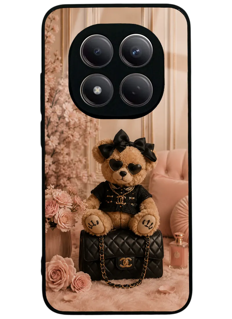 Glam Teddy Noir Glossy Telefon Kılıfı