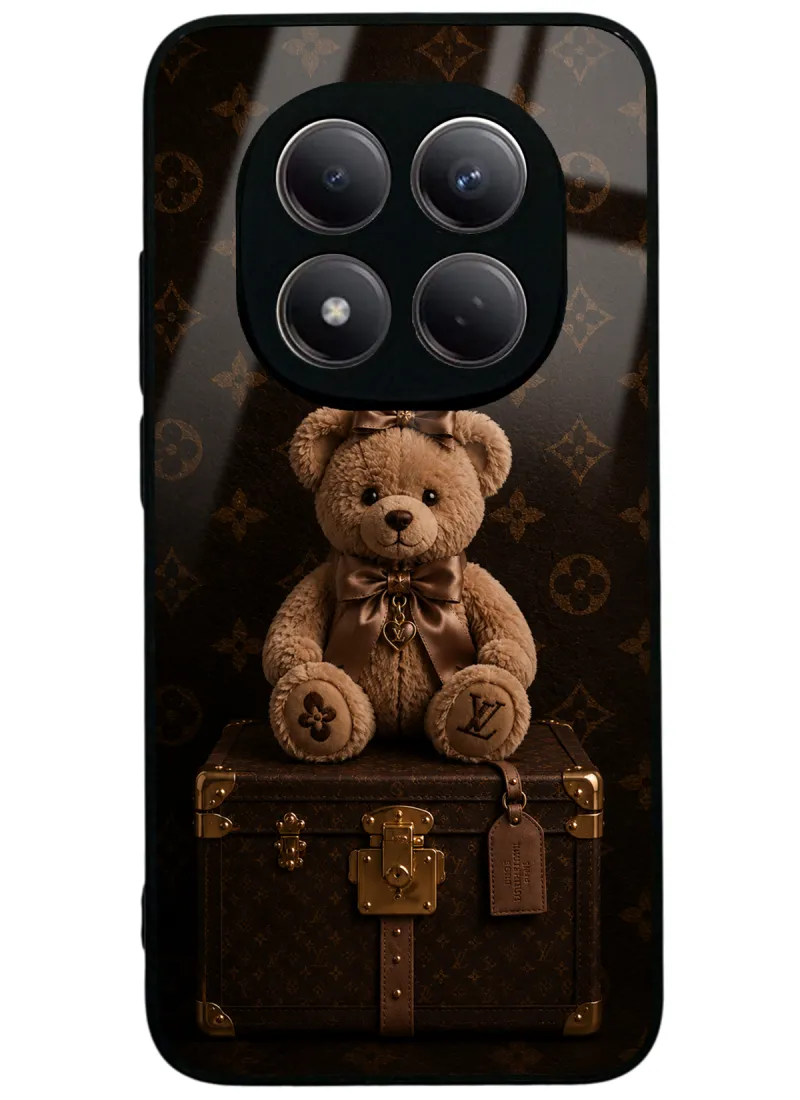 Luxury Brown Teddy Glossy Telefon Kılıfı Luxury Brown Teddy Glossy Telefon Kılıfı
