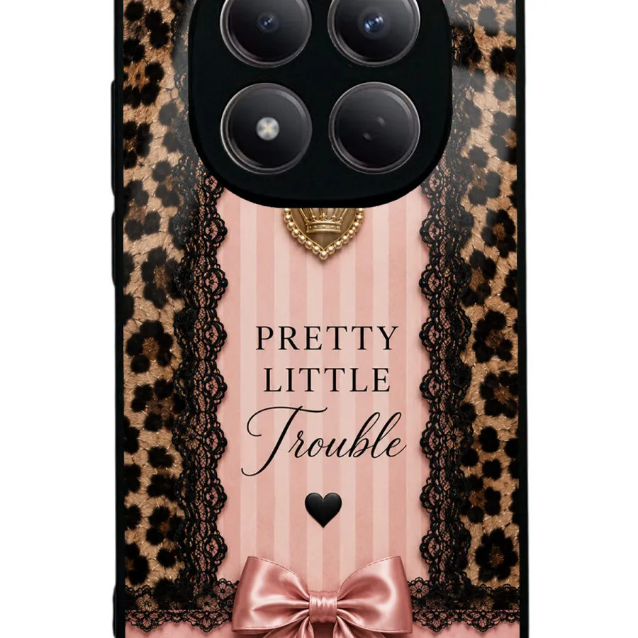 Pretty Leopard Bow Glossy Telefon Kılıfı Pretty Leopard Bow Glossy Telefon Kılıfı
