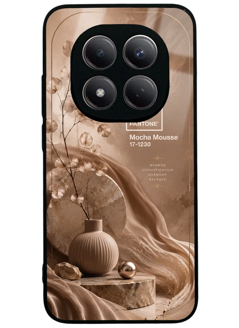 Mocha Mousse Elegance Glossy Telefon Kılıfı