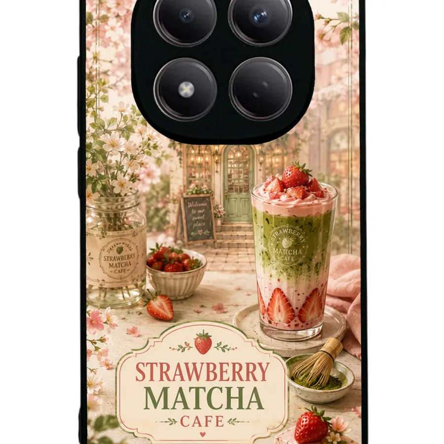 Strawberry Matcha Dream Glossy Telefon Kılıfı Strawberry Matcha Dream Glossy Telefon Kılıfı