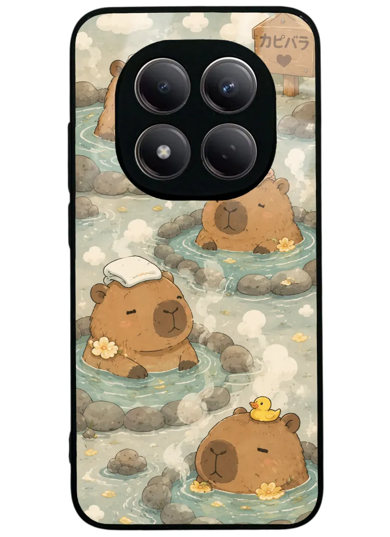 Capybara Onsen Glossy Telefon Kılıfı