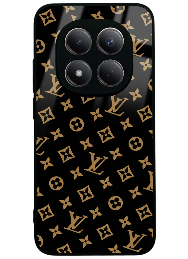 Black LV Glossy Telefon Kılıfı