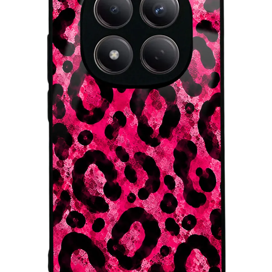 Pink Leopar Glossy Telefon Kılıfı Pink Leopar Glossy Telefon Kılıfı