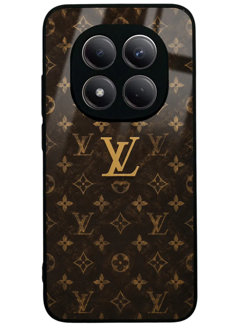 Brown Gold LV Glossy Telefon Kılıfı Brown Gold LV Glossy Telefon Kılıfı