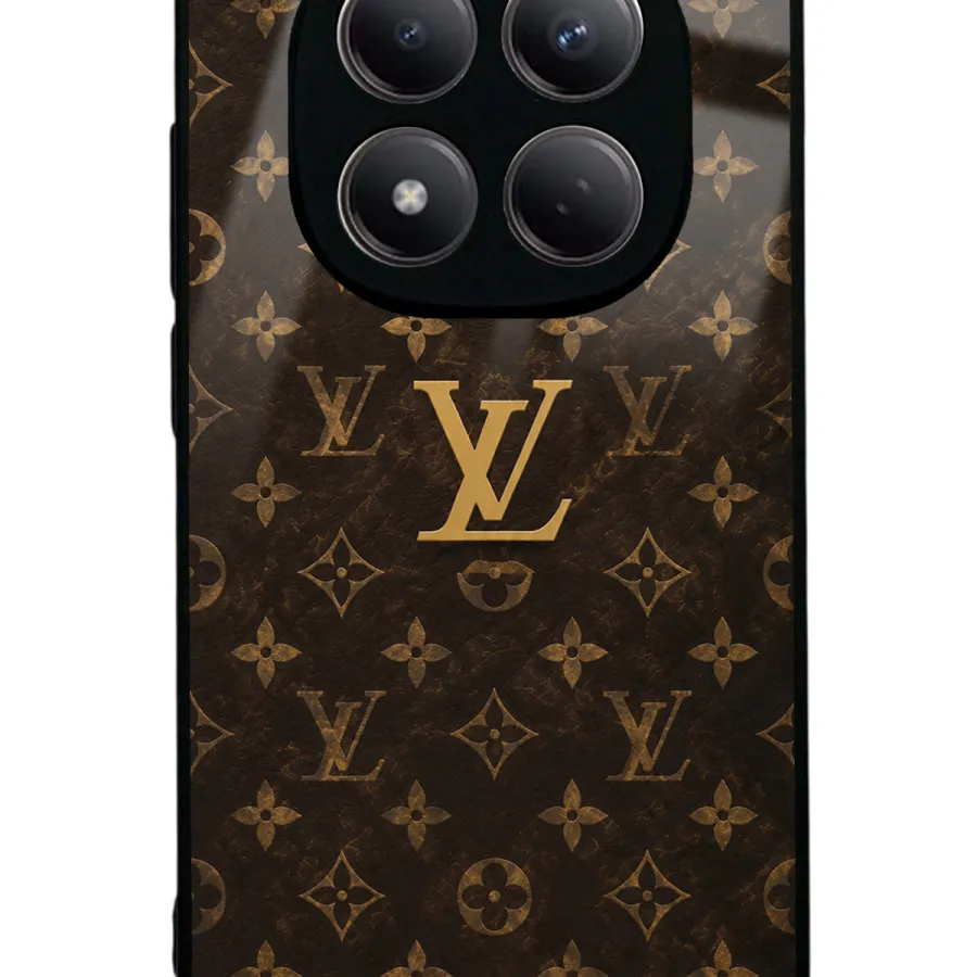 Brown Gold LV Glossy Telefon Kılıfı Brown Gold LV Glossy Telefon Kılıfı