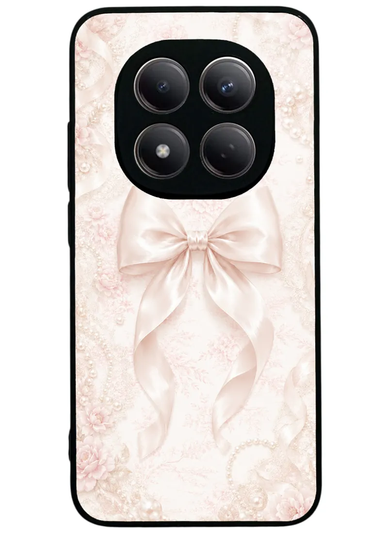 Blush Pearl Bow Glossy Telefon Kılıfı Blush Pearl Bow Glossy Telefon Kılıfı