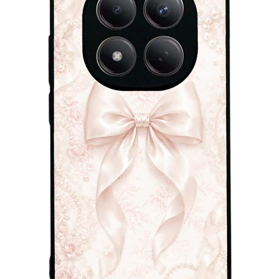 Blush Pearl Bow Glossy Telefon Kılıfı Blush Pearl Bow Glossy Telefon Kılıfı