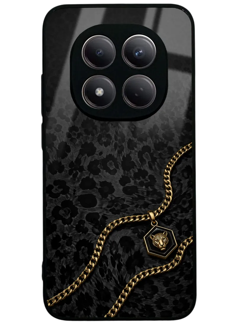 Black Panther Gold Glossy Telefon Kılıfı