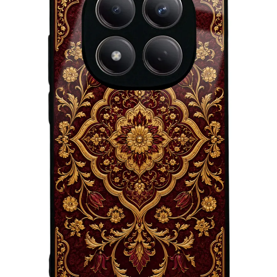 Burgundy Ottoman Gold Glossy Telefon Kılıfı Burgundy Ottoman Gold Glossy Telefon Kılıfı
