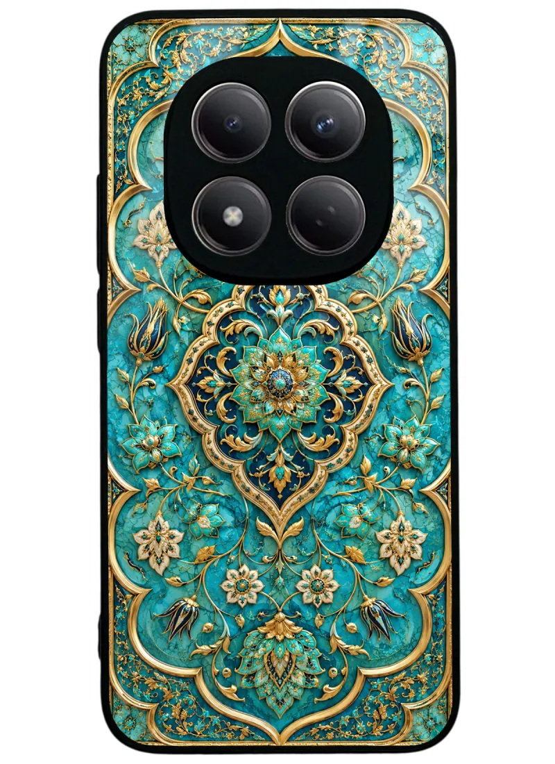 Turquoise Ottoman Jewel Glossy Telefon Kılıfı Turquoise Ottoman Jewel Glossy Telefon Kılıfı