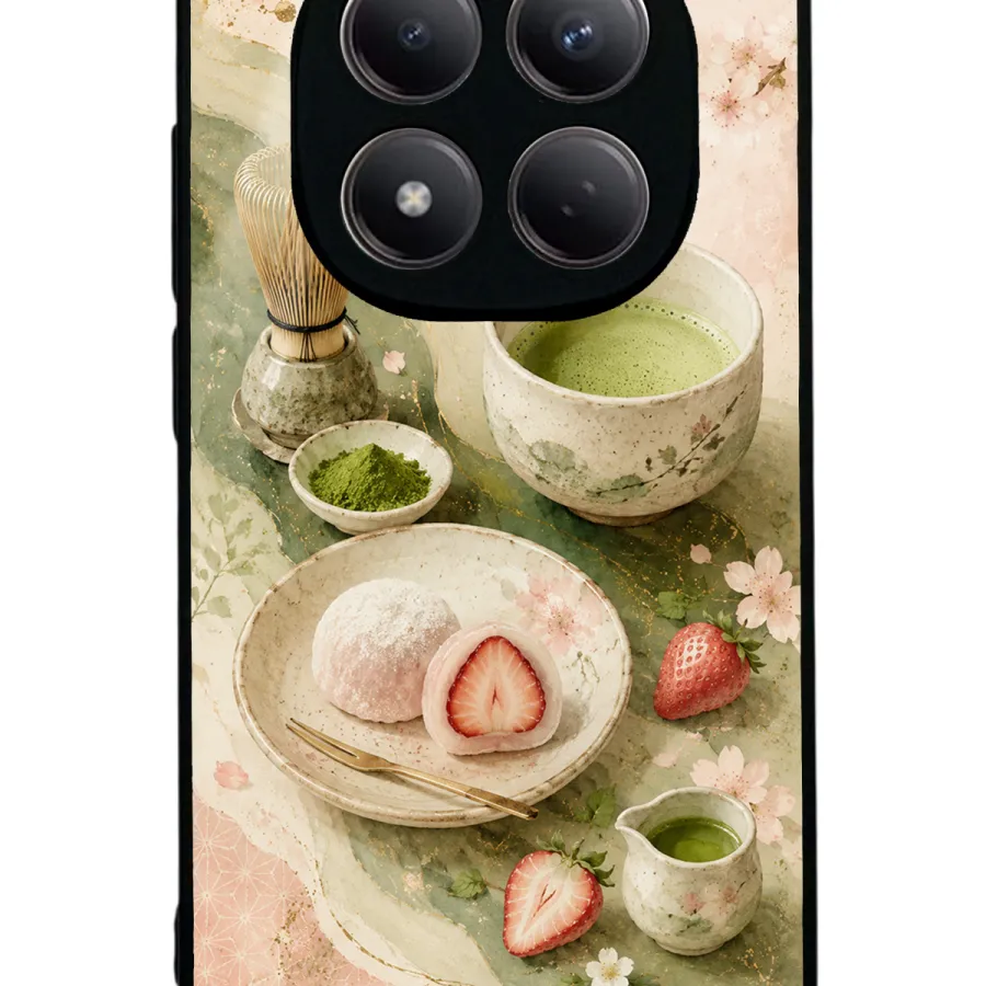 Sakura Matcha Mochi Glossy Telefon Kılıfı Sakura Matcha Mochi Glossy Telefon Kılıfı
