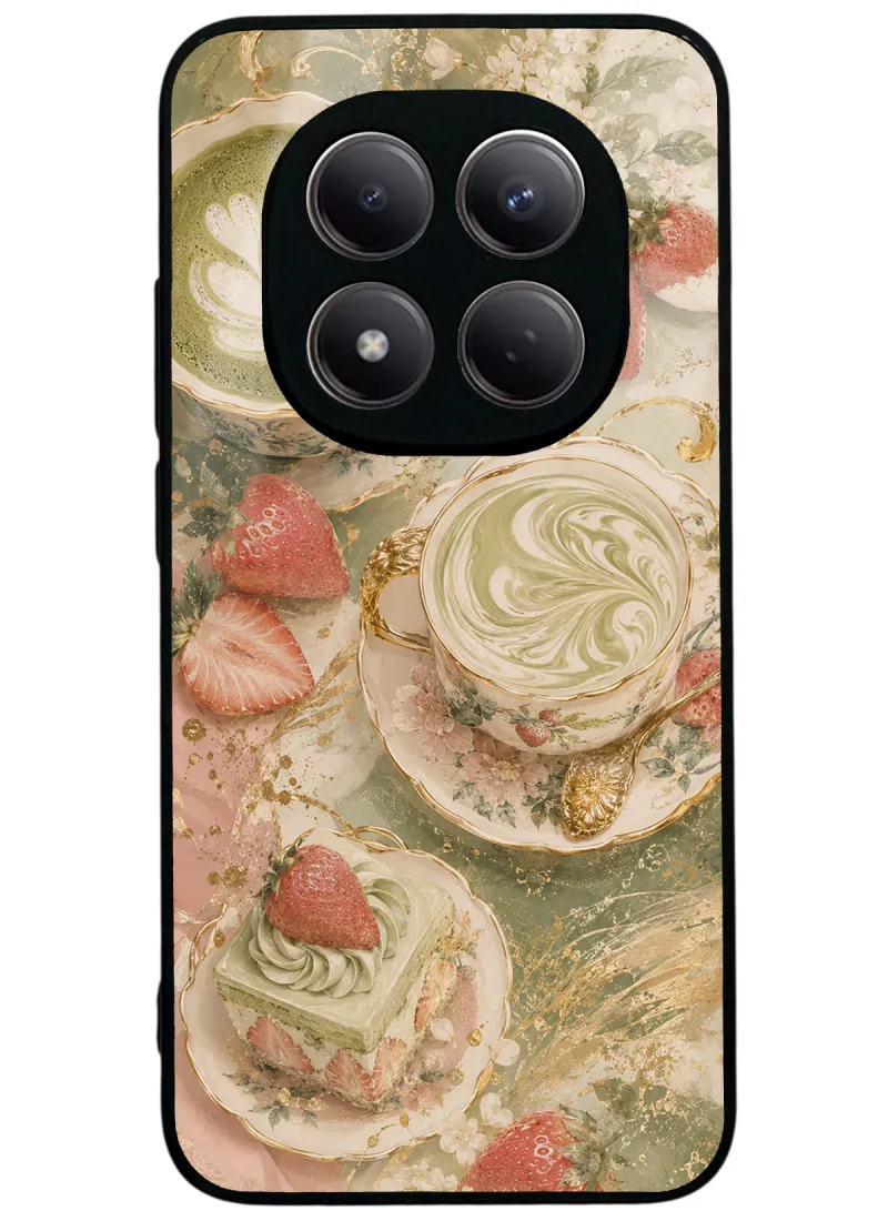 Sage Strawberry Matcha Glossy Telefon Kılıfı