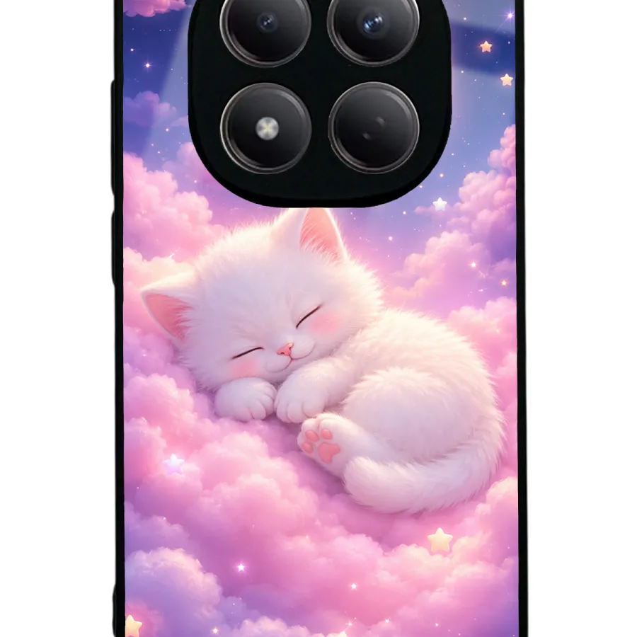 Moonlit Dream Kitten Glossy Telefon Kılıfı Moonlit Dream Kitten Glossy Telefon Kılıfı